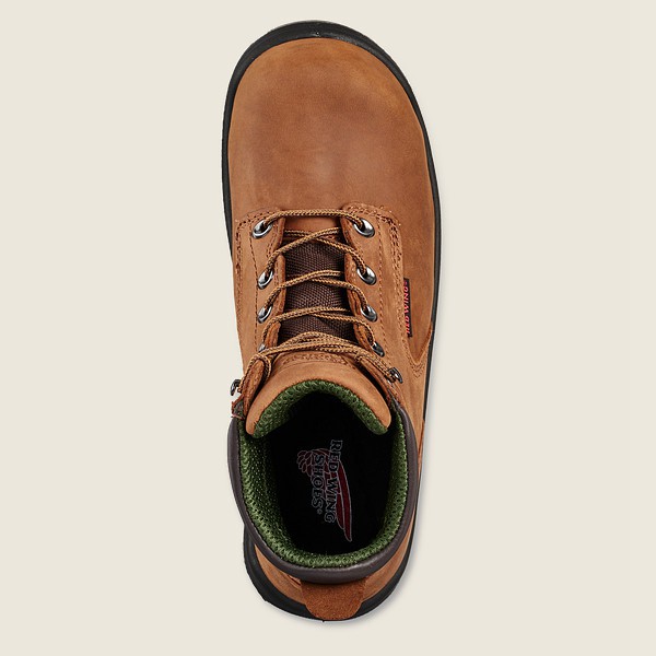 Safety Støvler Herre - Red Wing King Toe® - 6-Inch Toe - Brune - GTAUIJ-627